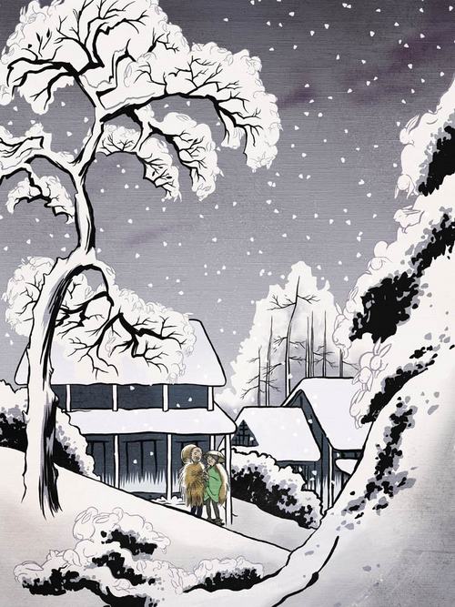 Kozyndan . Print Winter Bunnies Nucleus Art Gallery and Store