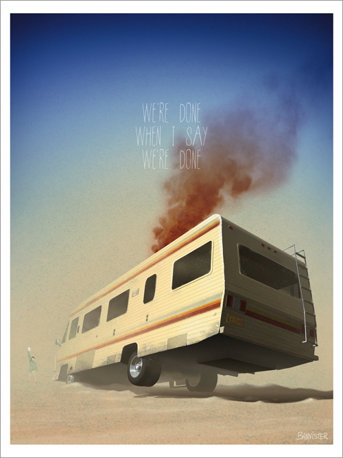 Bannister - Print - Breaking Bad - The RV - Nucleus | Art Gallery and Store