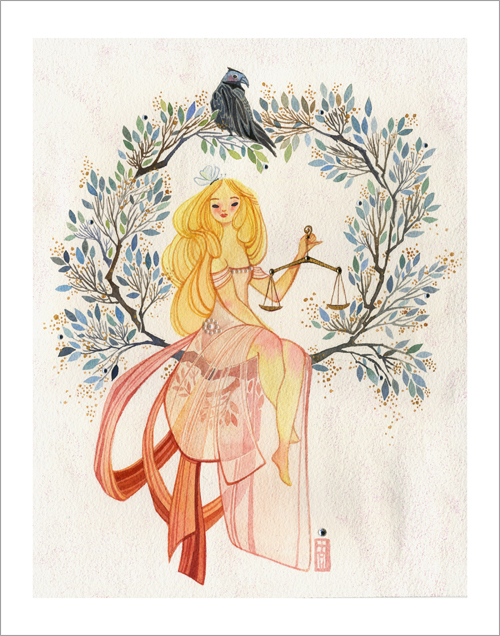 Alina Chau Print Libra Print Nucleus Art Gallery And Store